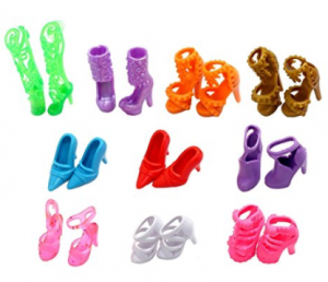 10 Pairs of Doll Shoes $5.82