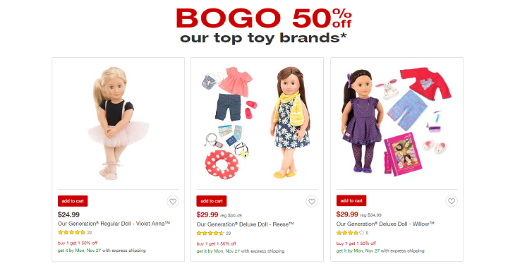 Target: Buy One Toy Get One 50% Off During BLACK FRIDAY SALE!