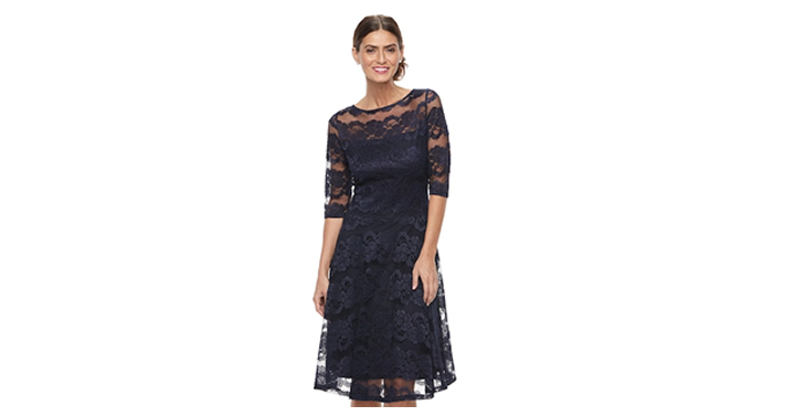 Kohl’s 30% Off! Earn Kohl’s Cash! Spend Kohl’s Cash! Stack Codes! FREE Shipping! Women’s Chaya Floral Lace Illusion Fit & Flare Dress – Just $58.79! Plus earn $10 Kohl’s Cash!