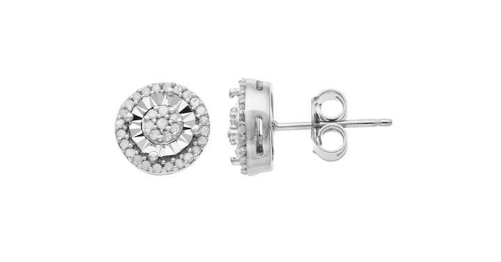 The Kohl’s Black Friday Sale! Sterling Silver 1/4 Carat T.W. Diamond Cluster Stud Earrings – Just $29.74!
