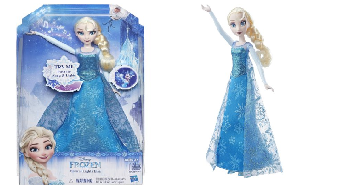 Disney Frozen Musical Lights Elsa Only $9.87! (Reg. $29.88)