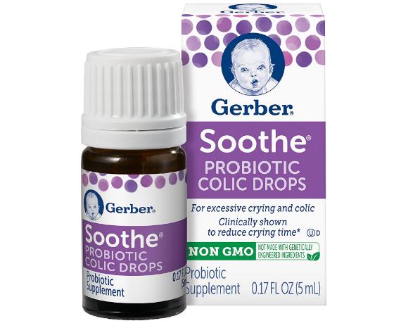 Gerber Soothe Probiotic Colic Drops, 0.17 oz – Only $13.86!