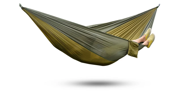 2 Person Portable Parachute Fabric Hammock Only $9.99 Shipped!