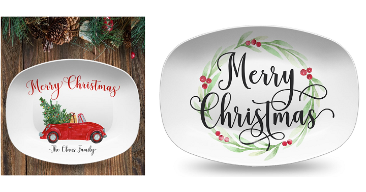 Holiday Personalized Platters Only $24.99!