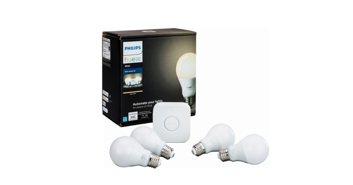 Philips Hue White A19 LED Starter Kit – Just $59.99!