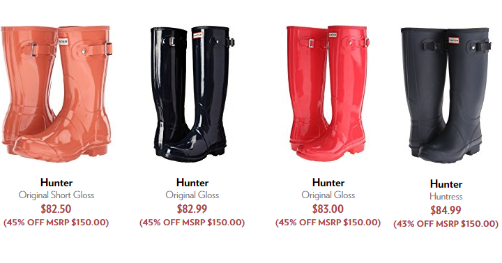 RUN! Save up to 50% on Hunter Boots! Women’s Hunter Boots Only $77.99 Shipped! (Reg. $155)