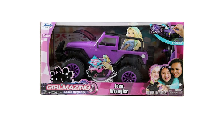 Kohl’s 30% Off! Earn Kohl’s Cash! Spend Kohl’s Cash! Stack Codes! FREE Shipping! GirlMazing PURPLE 1:16 Remote Control Jeep – Just $25.19!