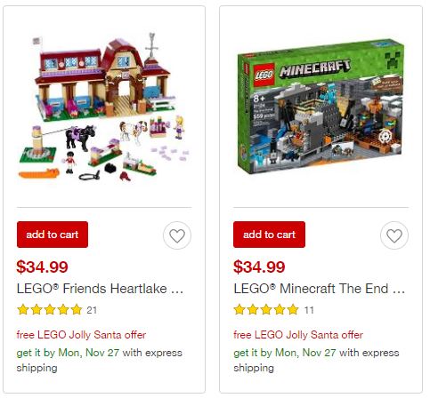 Target: Save 30% Off LEGO Sets + Get FREE Jolly Santa Building Set!