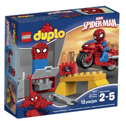 LEGO DUPLO Spider-Man Web-Bike Workshop Spiderman Toy – Only $11.89!