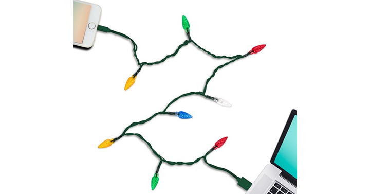 Christmas Light LED Charging Cable for iPhone from Jane – Just $10.99!
