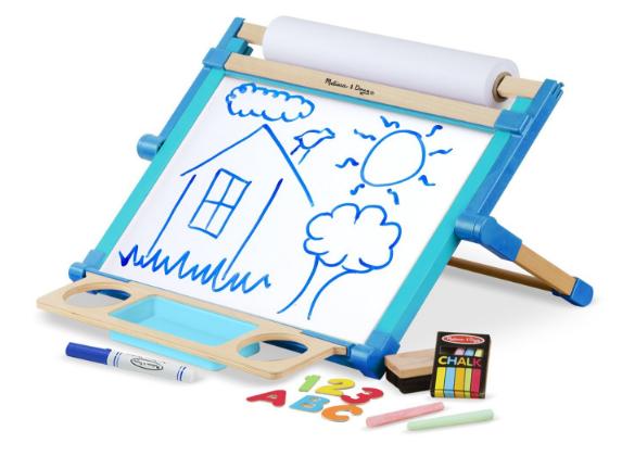 Melissa & Doug Double-Sided Magnetic Tabletop Art Easel – Only $23.24!