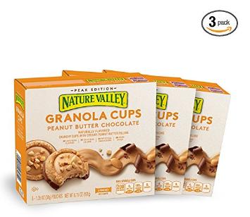 Nature Valley Peak Edition Granola Cups, Peanut Butter 5 Count (Pack of 3) – Only $6.55!