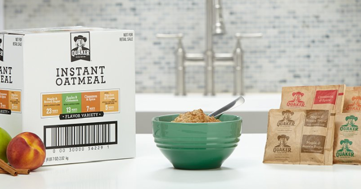 Quaker Instant Oatmeal Variety Pack (48 Count) Only $8.34 Shipped! That’s Only $0.17 Each!