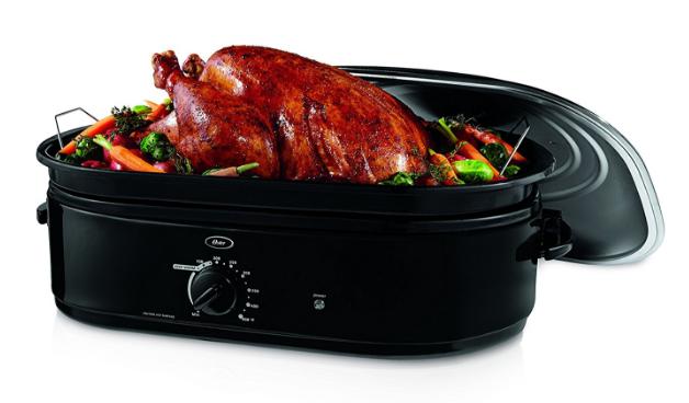 Oster 18-Quart Roaster Oven with Self-Basting Lid – Only $24.99!