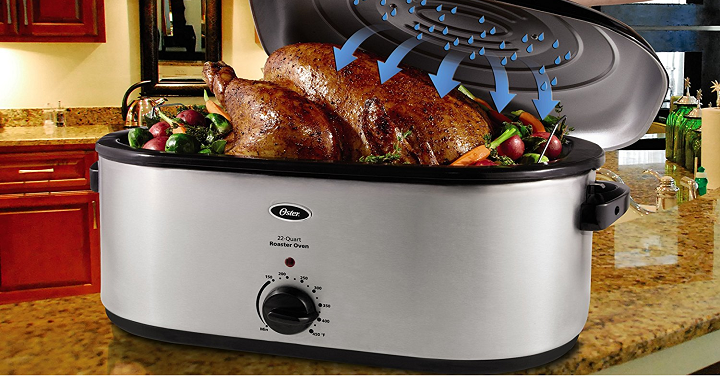 Oster 22 Quart Roaster Oven Only $32.89! (Highly Rated & #1 Best Seller)