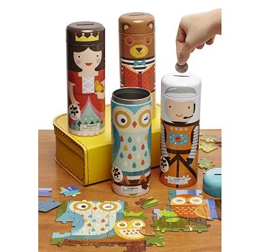 Petit Collage Tin Canister Jigsaw Floor Puzzle – Only $6.79! *Add-On Item*