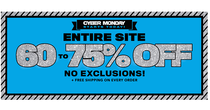 60%-75% off EVERYTHING at the Children’s Place Cyber Monday Sale! Denim $6.99! Fleece $4.99! FREE Shipping!