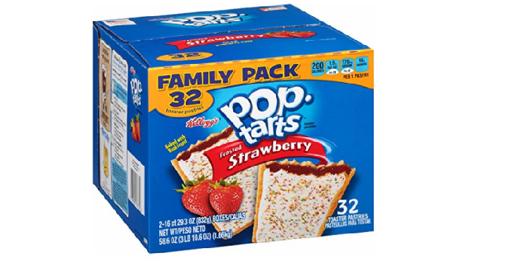 Pop-Tarts, Frosted Strawberry (32 Count) Only $4.27 Shipped! Stock up!