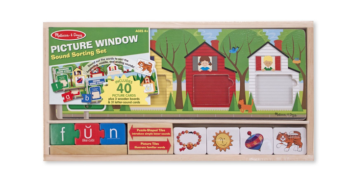 Melissa & Doug Picture Window Sound Sorting Wooden Activity Play Set – Just $6.62!