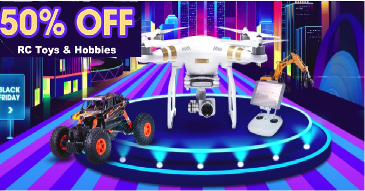 Take 50% off RC Toys & Drones! Prices Start at Only $9.99 Shipped! Fun Christmas Gifts!
