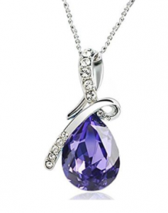 Rhinestone Chain Crystal Pendant Necklace $2.99 Shipped!