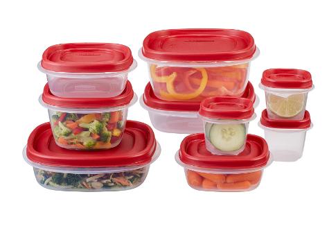 Rubbermaid Easy Find Lids Food Storage Container, 18-Piece Set – Only $7.90!