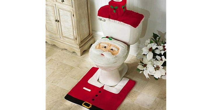 Christmas Decorations for the Bathroom Toilet – Just $5.99! Free shipping!