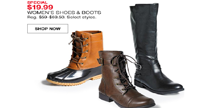 Macy’s: Women’s Shoes & Boots Only $19.99! (Reg. $69) Early Black Friday Price!