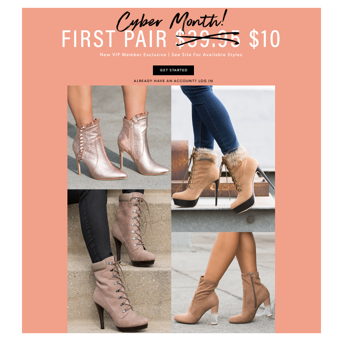 First Pair From ShoeDazzle Only $10.00!