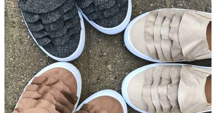 Ruffle Slip-On Sneakers from Jane – Just $19.99!