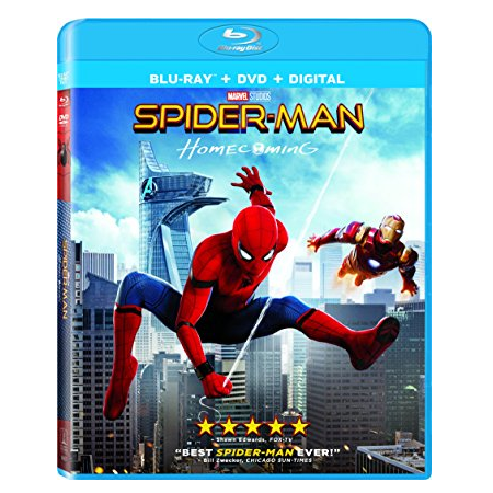 Amazon: Spider-Man: Homecoming Blu-ray Only $19.99!