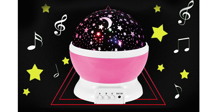 Starry Sky Music Rotating Decorative Light – Just $8.50!