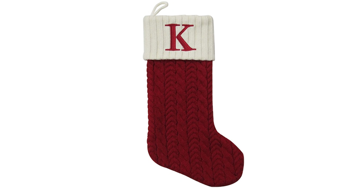 Kohl’s 30% Off! Earn Kohl’s Cash! Spend Kohl’s Cash! Stack Codes! FREE Shipping! St. Nicholas Square 21-in. Monogram Knit Christmas Stocking – Just $10.49!