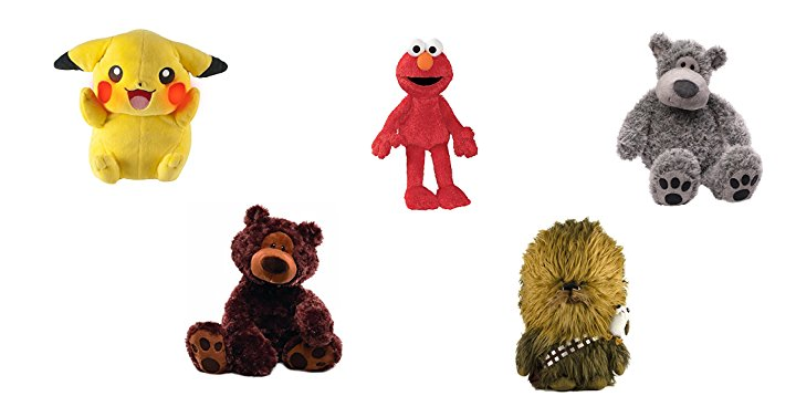 Up to 50% off select stuffed animals and characters! Priced from $6.49!