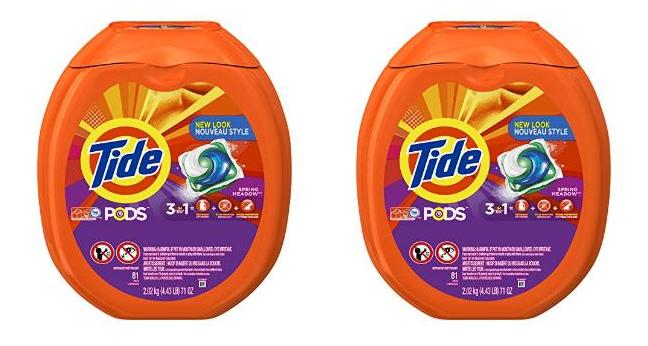 Tide PODS 3 in 1 HE Turbo Laundry Detergent Pacs, 81 Count Tub – Only $13.23!