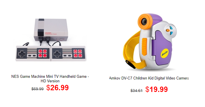 TOMTOP: One Day Sale Tomorrow, Nov 11th! Save on NES Machine, Quadcopters, Video Cameras and More!