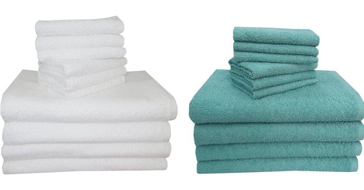 Walmart: Mainstays 10 Piece Towel Set Only $10.49! (Reg $27.77)