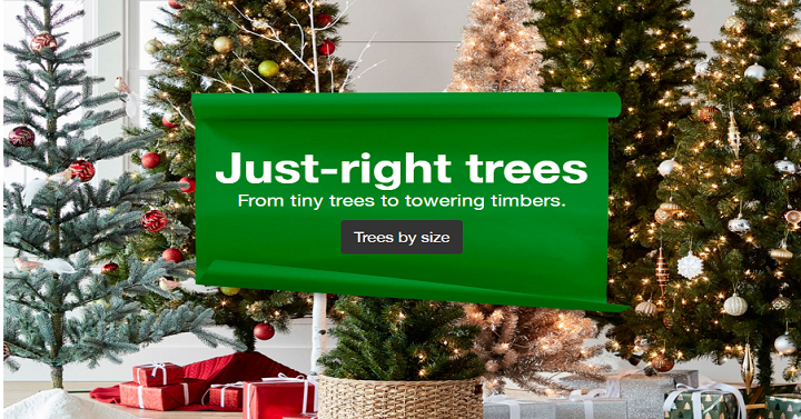Target: 40% Off Holiday Trees Cartwheel Offer! TODAY ONLY!