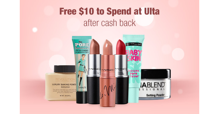Awesome Freebie! Get $10 FREE of Ulta items from TopCashBack!