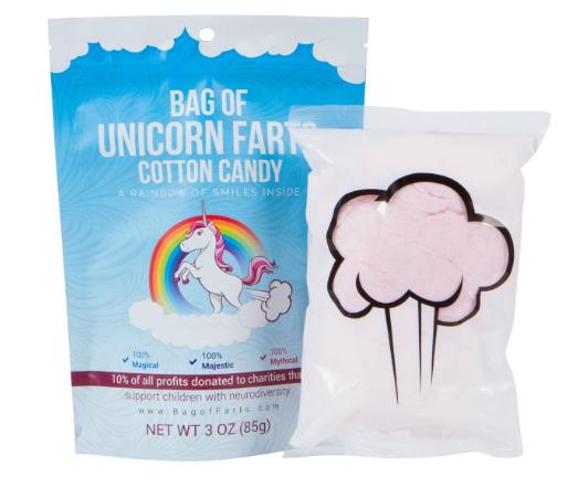 Bag of Unicorn Farts (Cotton Candy) – Only $9.95! Great White Elephant Gift Idea!