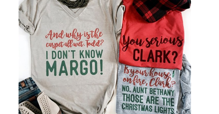 Vacation Holiday Tees with Long Sleeve Option from Jane – Just $14.99!