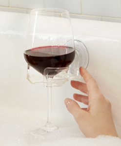 SipCaddy Bath & Shower Portable Suction Cupholder Caddy for Beer & Wine $13.85