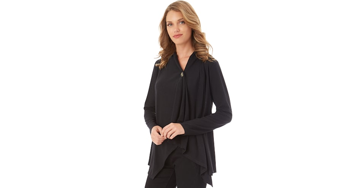 Kohl’s 30% Off! Earn Kohl’s Cash! Spend Kohl’s Cash! Stack Codes! FREE Shipping! Women’s Apt. 9 Button Wrap Top – Just $12.59!