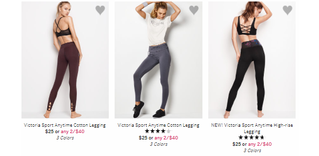 2 Victoria’s Secret Yoga Pants Only $40 Shipped! Plus Earn $20 Holiday Reward Card!