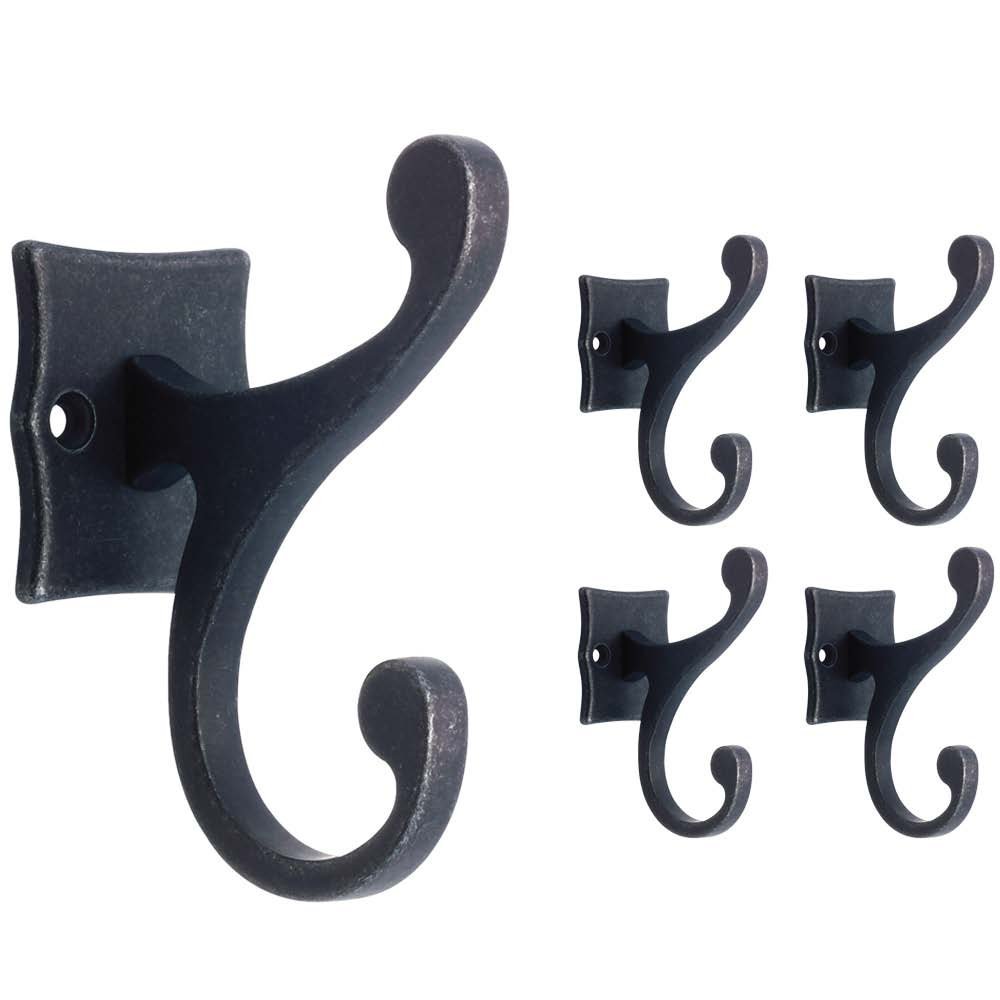 Franklin Brass Scroll Wall Coat and Hat 5 Pack Hooks Only $9.67!