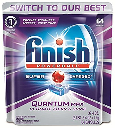 Finish Quantum Max Powerball (64 Count) Dishwasher Detergent Tablets Only $8.44 Shipped!