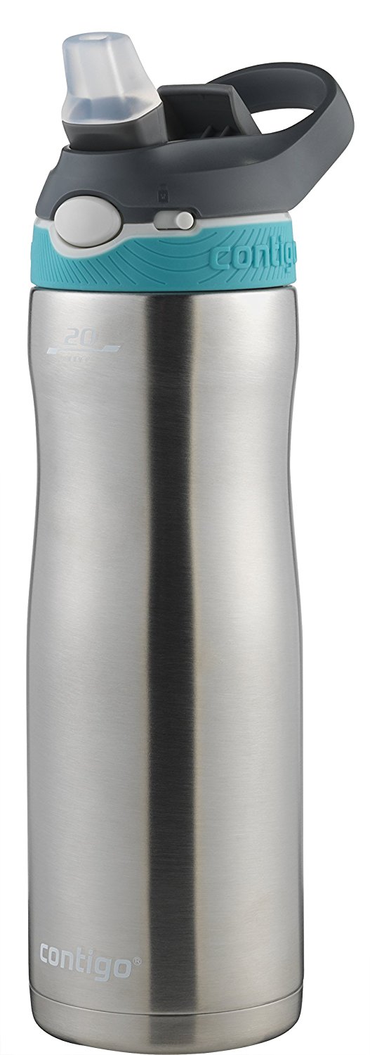 Contigo Autospout Straw Ashland Chill Stainless Steel Water Bottle (20oz) Only $8.15! (Reg $19.99)