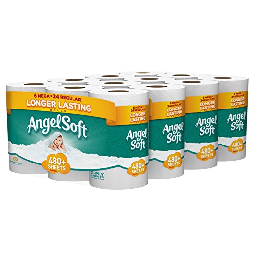 Amazon: Angel Soft Toilet Paper (96 Regular Roll) Only $17.94!