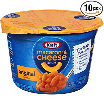 Kraft Easy mac Original Cheese Microwavable Cups (10 Pack) Only $5.54 Shipped!
