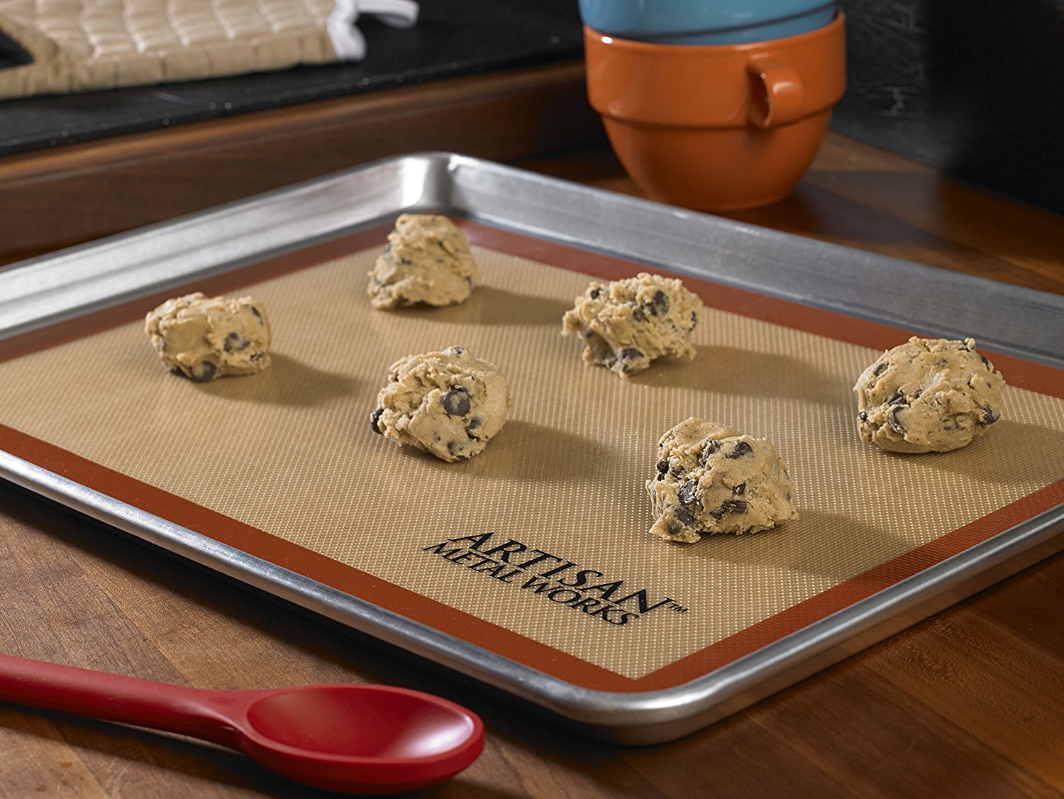 Silicone Baking Mat for Cookie Sheets (16.5×11) 2 Pack Only $9.62!